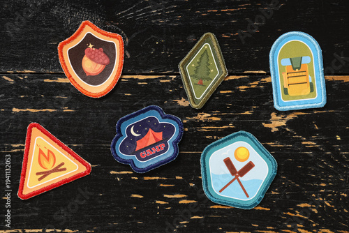 Different scout patches on ...