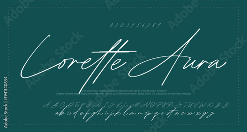 Script Brush Font Type Font lettering handwritten 