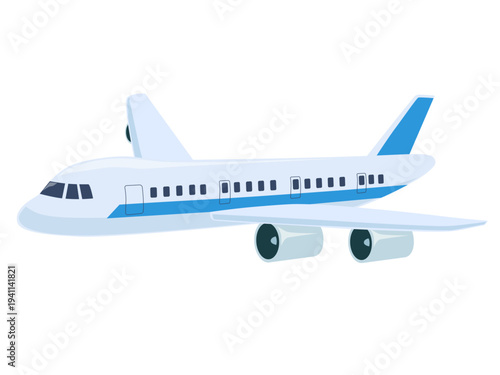 旅客機のイラスト