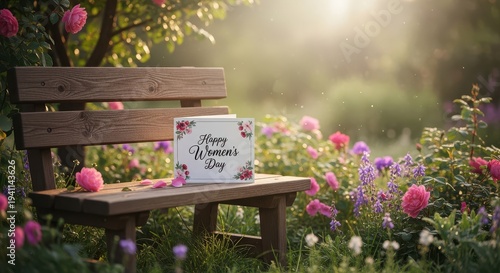 Wallpaper Mural Happy Women's Day Garden Scene Torontodigital.ca