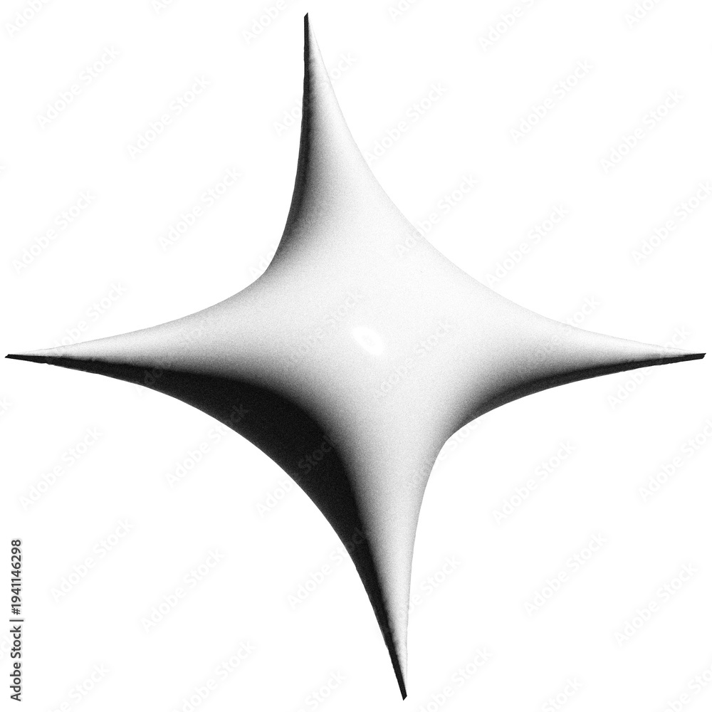 Obraz premium Minimal 3D Grain Element