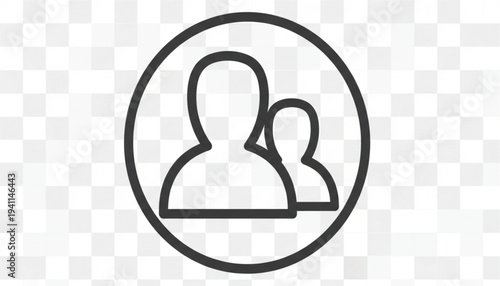 Abstract vector background illustration with silhouette of a person icon for web user communication and social network design