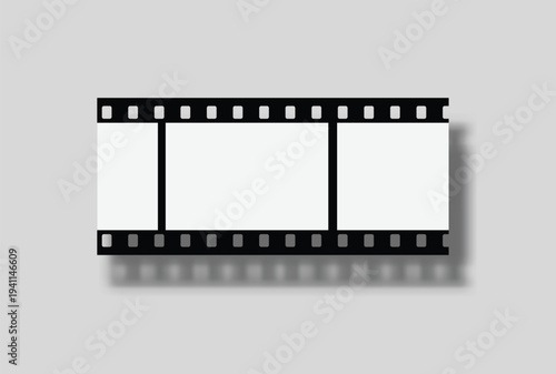 	
Film strips mockup templates of old retro film frame with shadow on background. Video or movie film vintage analog cinema, photograph camera film strip. Trendy editable camera roll social stories