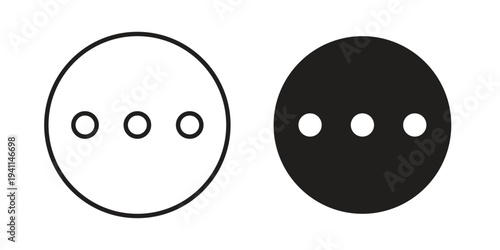 More icon black, line, flat vector, isolated illustration.