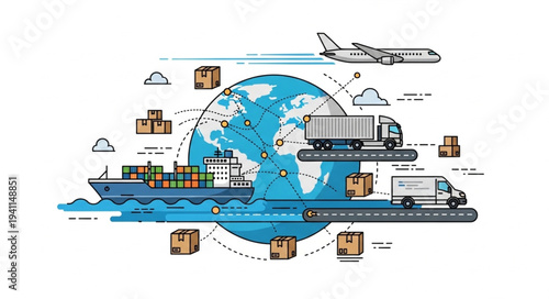 Global Logistics and Transportation Network.