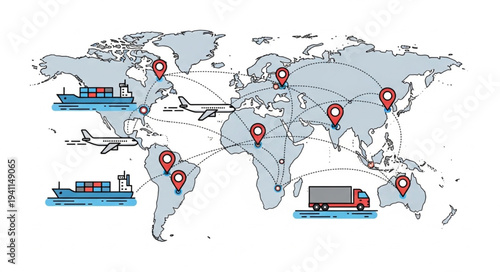 Global Logistics and Transportation Network.