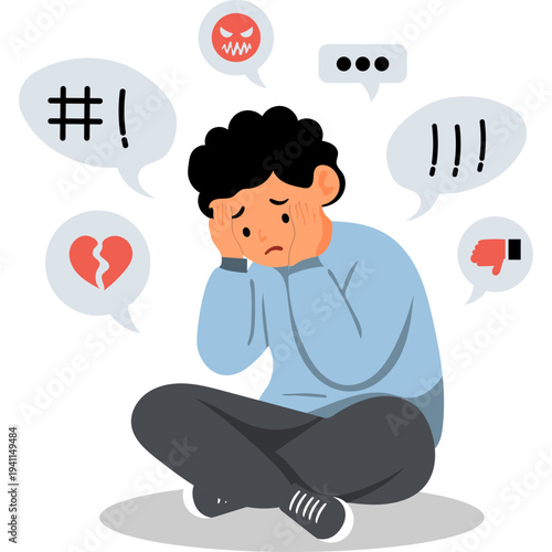 Cyberbullying Illustration