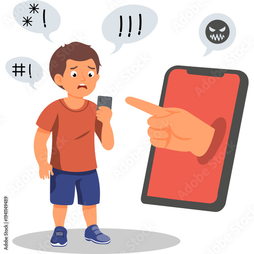 Cyberbullying Illustration