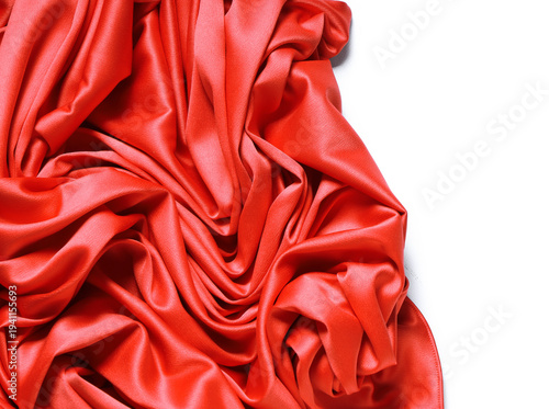 Beautiful red velvet curtai...