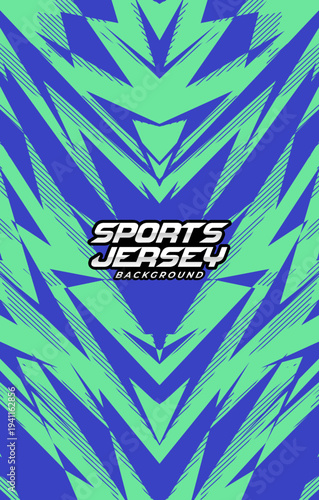 Tableau sur toile Abstract background for sports jersey