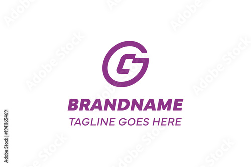 Letters GC Monogram Dynamic Logo, for any business with CG or CG initials