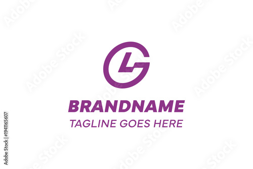 Letters GL Monogram Dynamic Logo, for any business with LG or GL initials