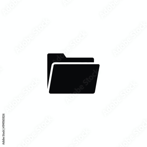 Solid fill of a black evidence file folder 1