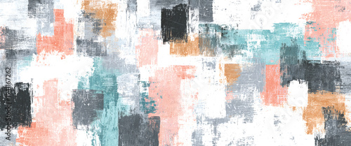 Abstract colorful paint splatter background with soft pastel hues and dynamic texture