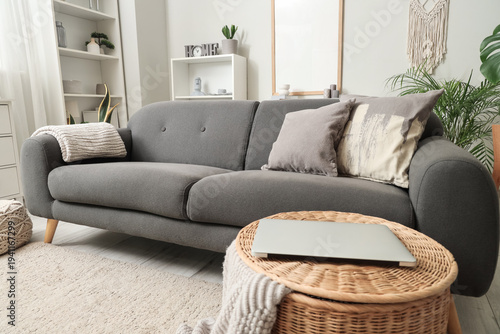 Interior of living room wit...