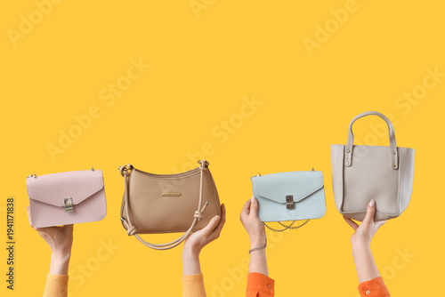 Female hands holding stylis...