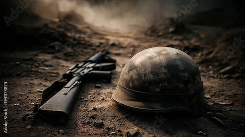 Echoes of Conflict: A stark...