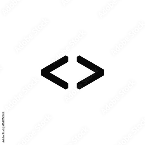 Solid fill of reasoning brackets in black color