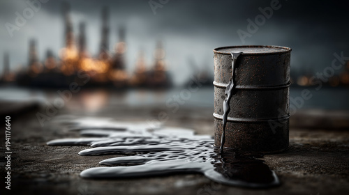 Oil Barrel Leak: A stark vi...