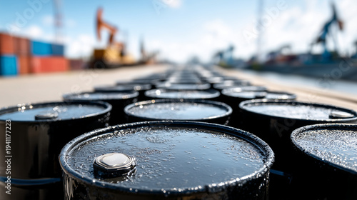 Crude Oil Barrels at Port: ...