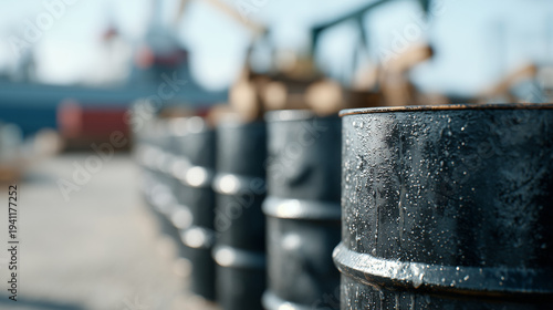 Industrial Barrels at the D...
