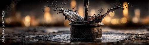 Dramatic Coffee Splash: A c...