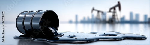 Oil Barrel Spillage: A blac...