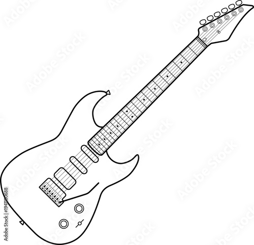 エレキギターのアイコン