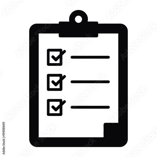 clipboard with checklist