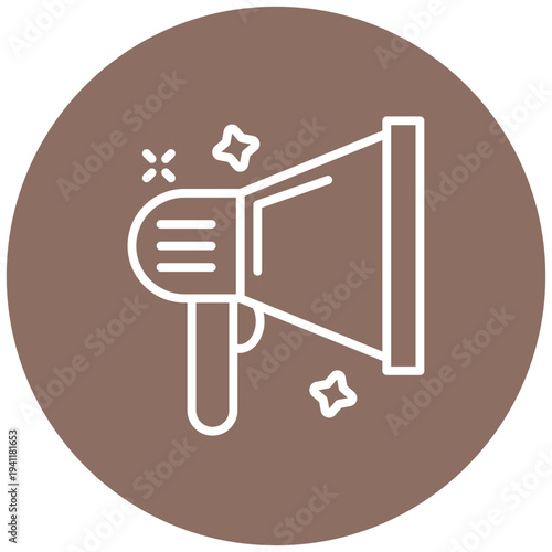 New Year Megphone Icon