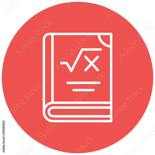 Algebra Book Icon