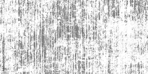 Grunge texture with horizontal distressed streaks, resembling worn painted wood or weathered plaster. surface has irregular gray and black scratch lines spread across a faded white background.
