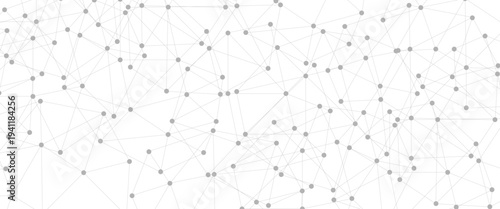 Abstract technology dot and line connection digital hi tech design concept background. Space for text. Vector illustration