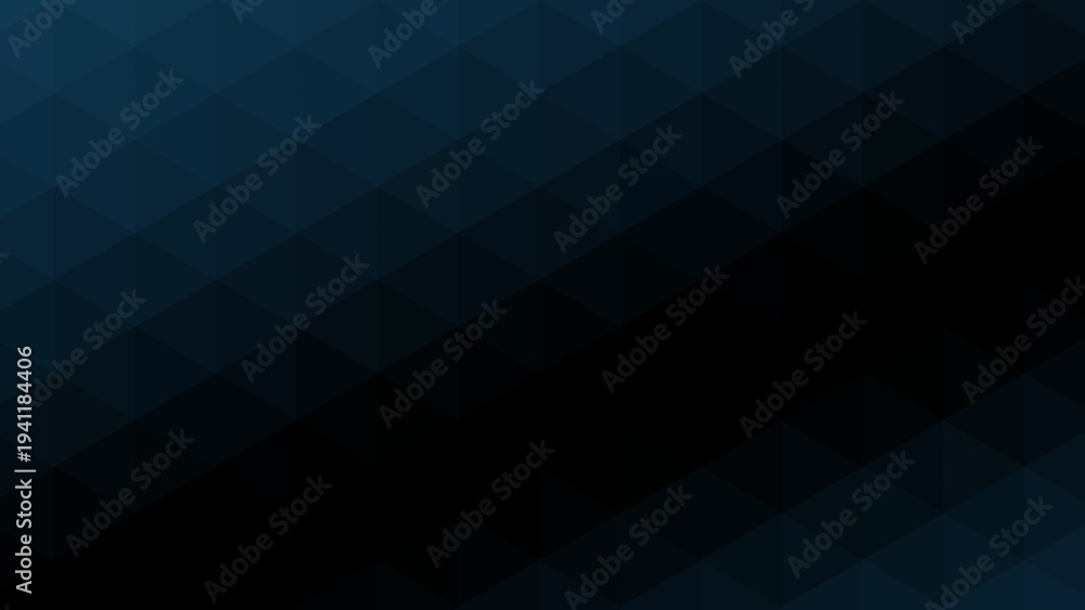 Obraz premium Dark Navy Blue Polygon Geometric Corporate Technology Background with Abstract Triangle Pattern and Modern Business Gradient