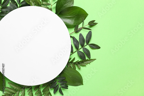 Blank card with different f...