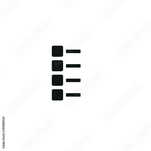 Black solid fill of multiple choice answers with square and horizontal line