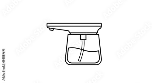 Modern touchless automatic liquid dispenser for enhanced hygiene and cleanliness solutions