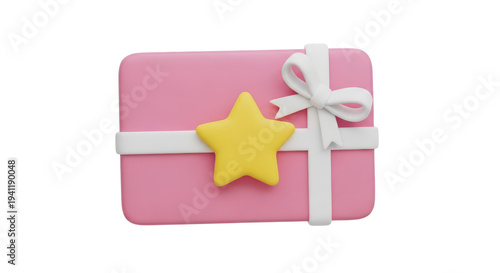 Wallpaper Mural Pink Gift Box on transparent background Torontodigital.ca