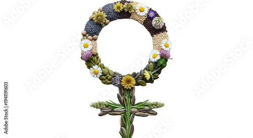 Wallpaper Mural Female symbol made on transparent background Torontodigital.ca