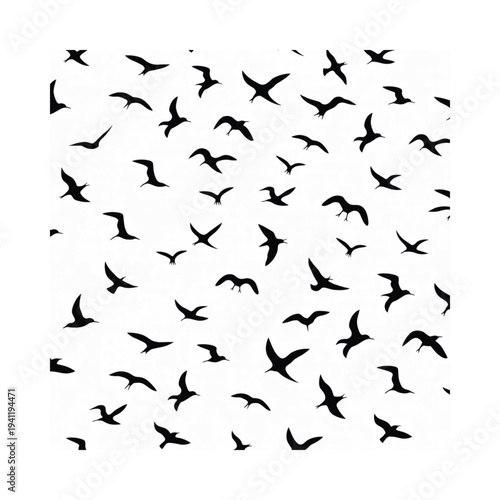 Collection of ornate black silhouettes depicting chandeliers mirrors and furniture