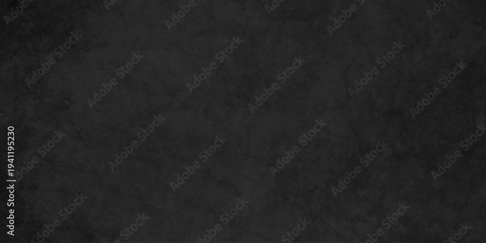 Fototapeta premium Dark charcoal grunge wall texture background. Dark black rough grunge surface with smoke edge. Black texture chalk board and black board.