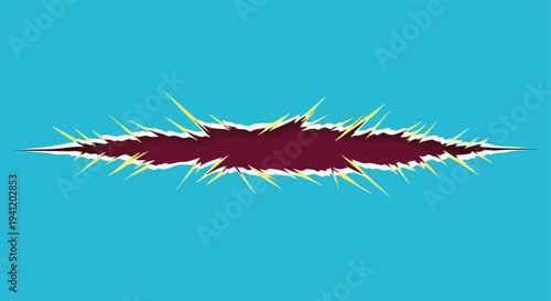 Torn Paper Effect. Ripped Paper Graphic. Abstract Background. Graphic Element.