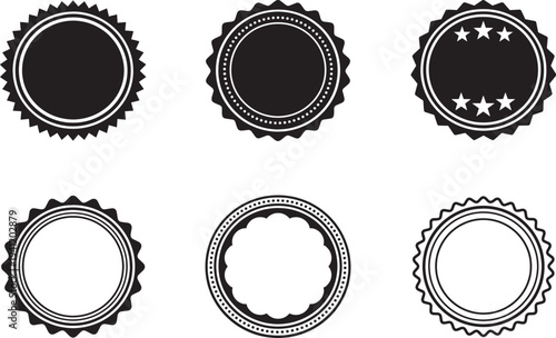 Wallpaper Mural Retro Badge Emblem Seal Labels Vector Icon Set Torontodigital.ca