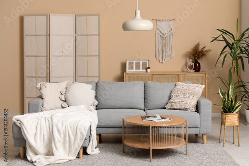 Modern interior of living r...