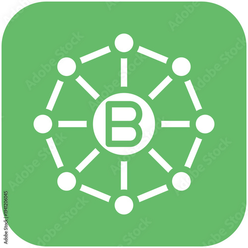 Blockchain Node Icon