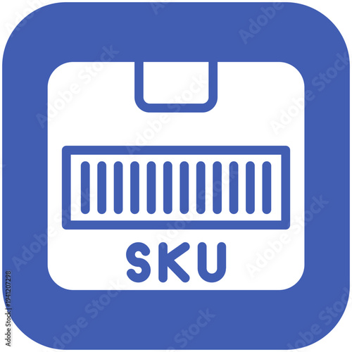 Stock Keeping Unit. Icon