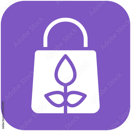 Compost Plastic Packaging Icon