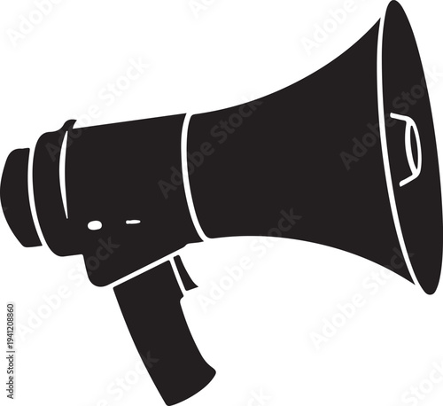Megaphone Vector Silhouette