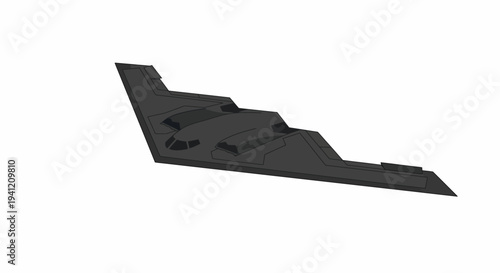 Military aircraft flying stealthily in a dark formation over a dark landscape viewed from a low angle