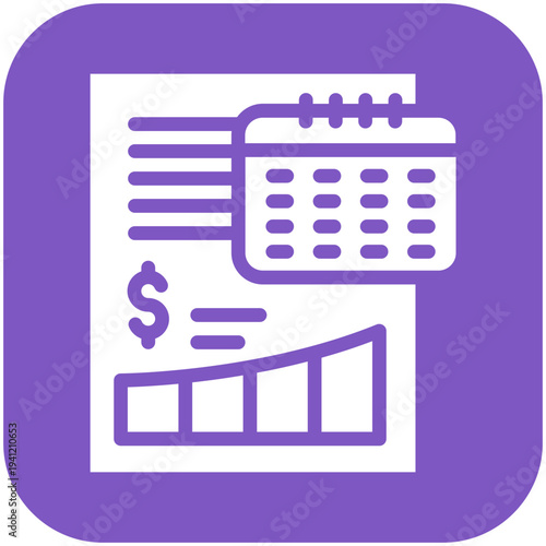 Yearly Sales Report Icon